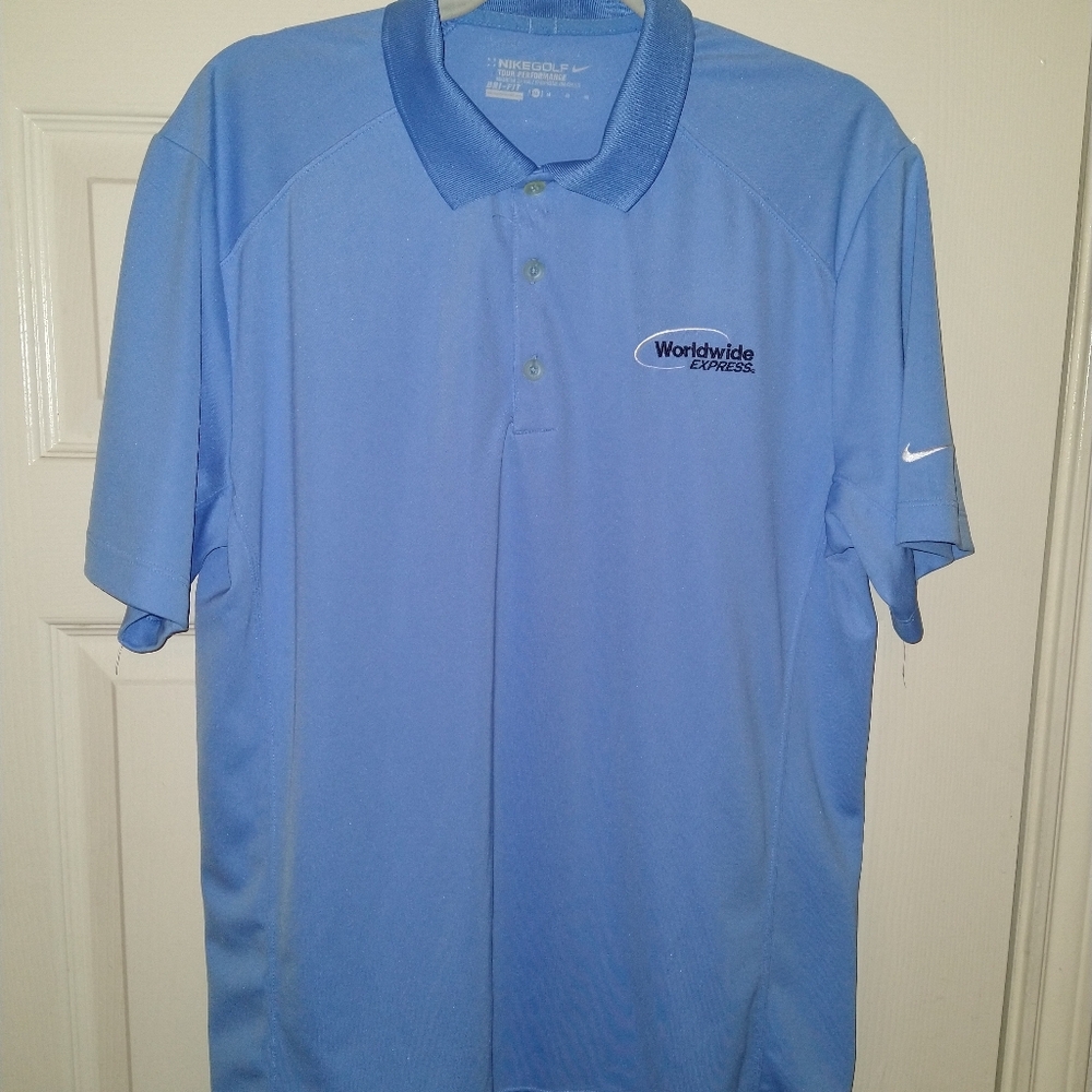 Nike Golf Tour Performance Dri-Fit Polo Shirt Men's sz Medium Worldwide Express